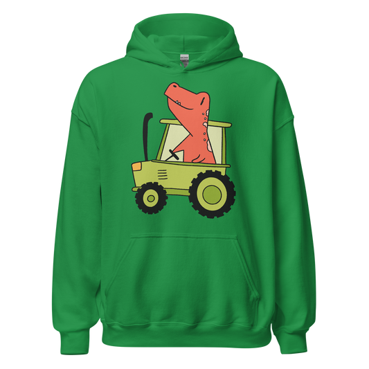 dinosaur tractor | Unisex Hoodie
