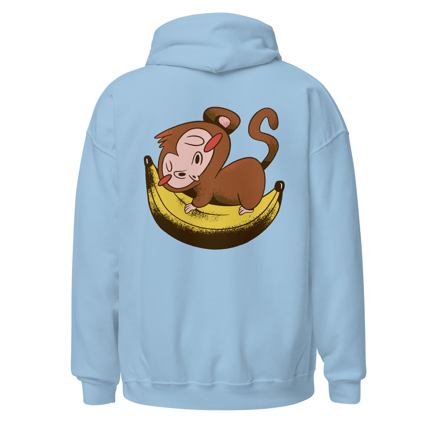 Monkey sleeping on banana | Unisex Hoodie