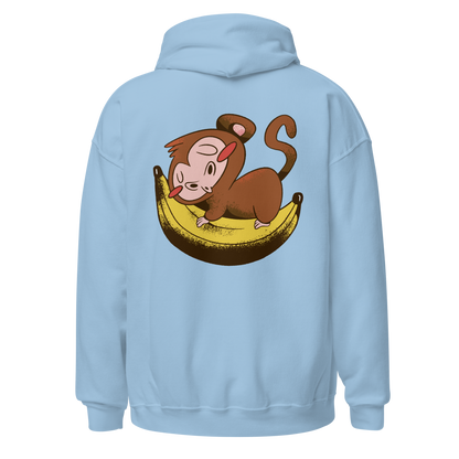 Monkey sleeping on banana | Unisex Hoodie