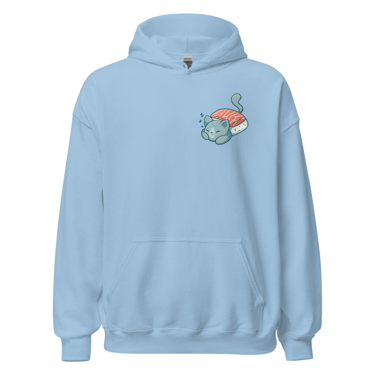 Cat sleeping sushi blanket | Unisex Hoodie