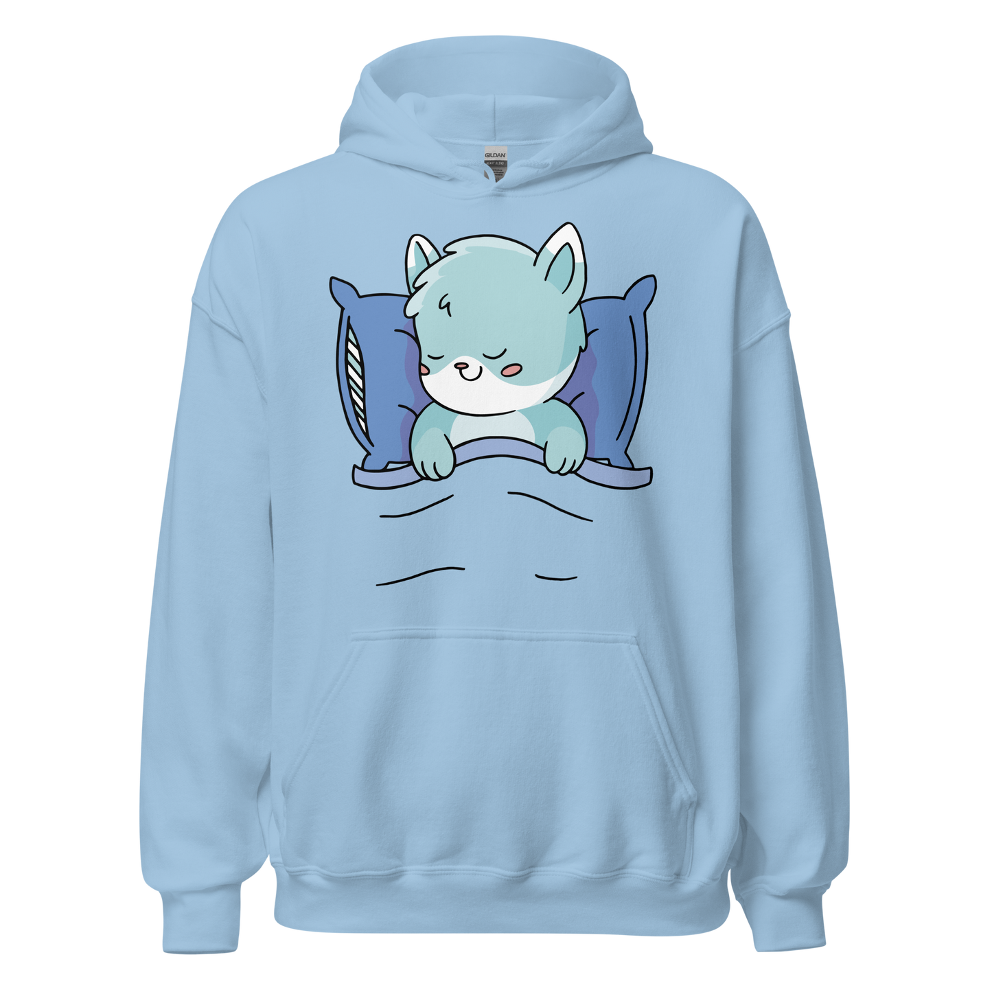 Cute sleeping cat cartoon | Unisex Hoodie