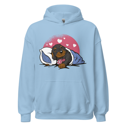 Sleepy Dachshund Dog | Unisex Hoodie