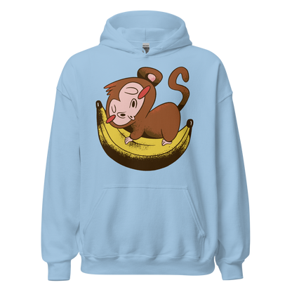 Monkey sleeping on banana | Unisex Hoodie