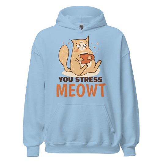 Stressed cat pun | Unisex Hoodie