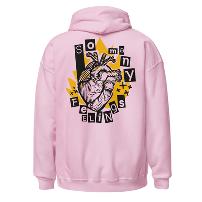 Anatomical heart collage | Unisex Hoodie - F&B