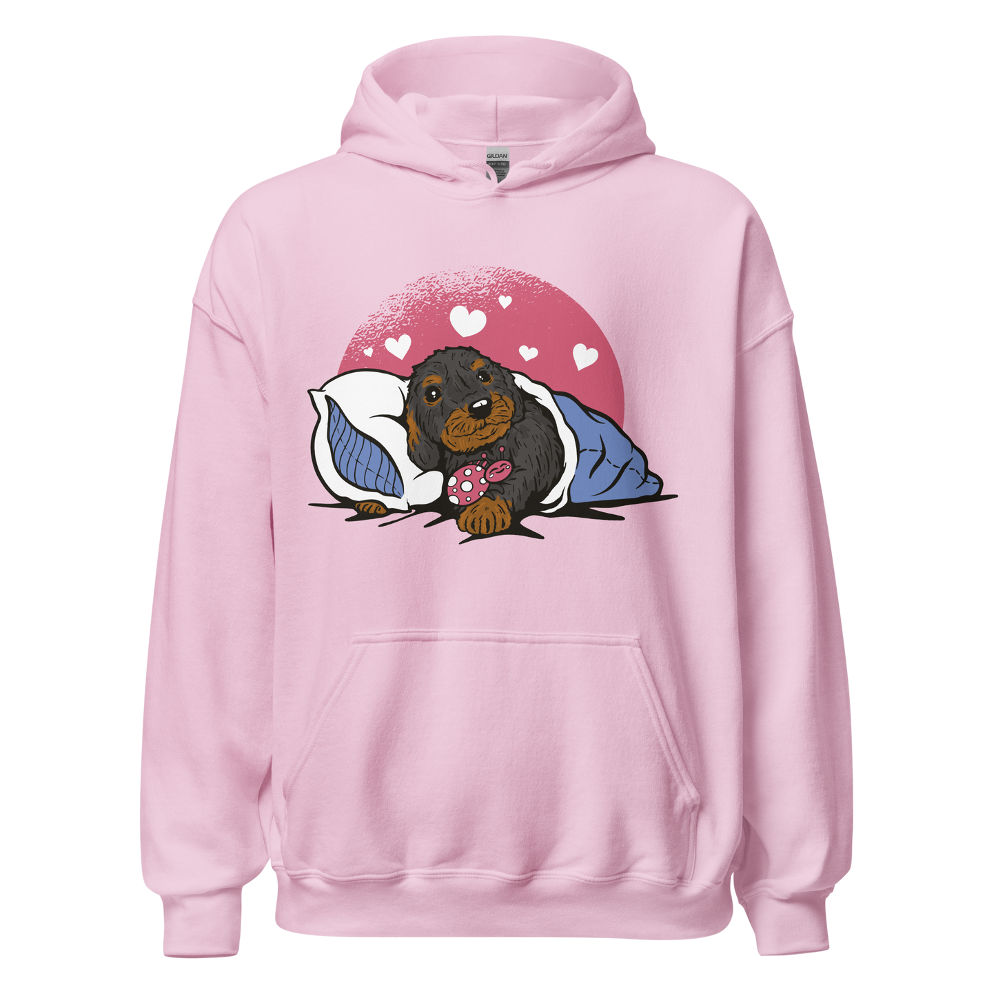 Sleepy Dachshund Dog | Unisex Hoodie