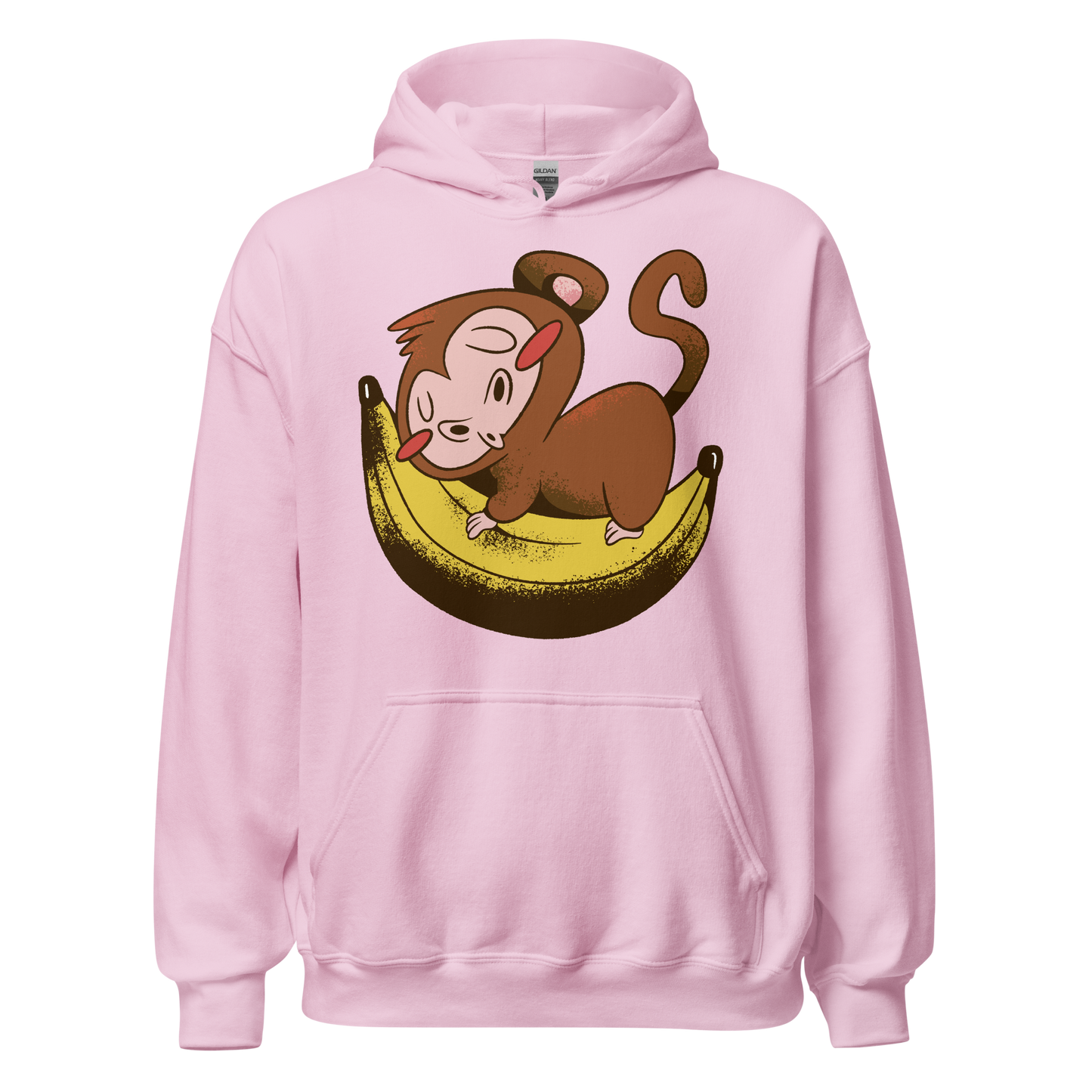 Monkey sleeping on banana | Unisex Hoodie