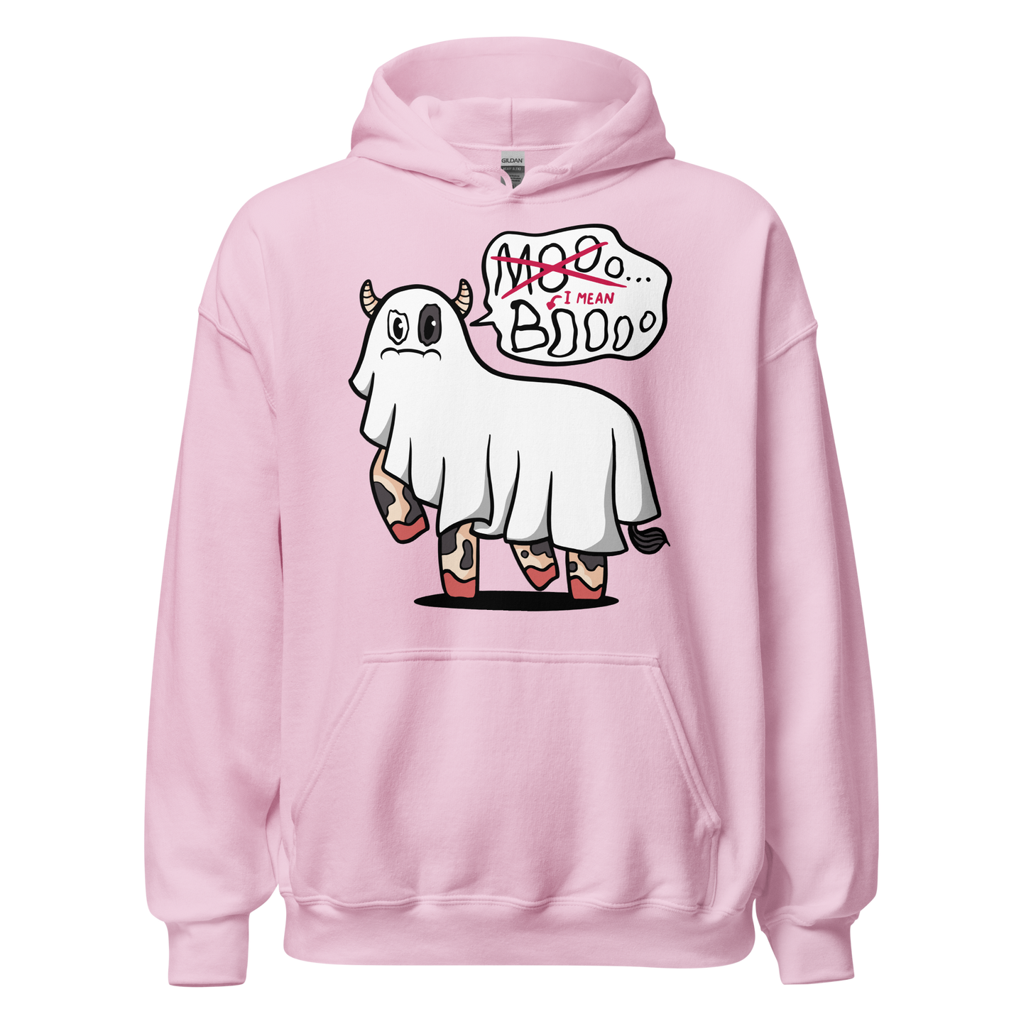 Ghost cow funny halloween | Unisex Hoodie