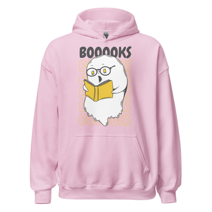 Ghost reading books | Unisex Hoodie