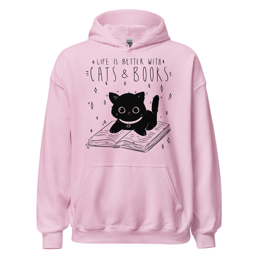 Cats and books | Unisex Hoodie