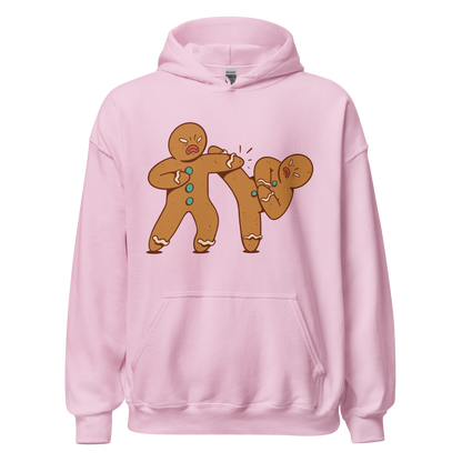 Gingerbread men fight | Unisex Hoodie