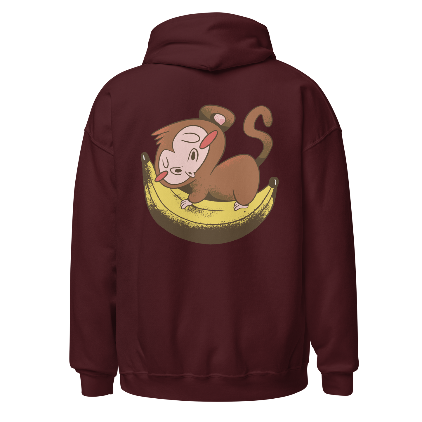 Monkey sleeping on banana | Unisex Hoodie