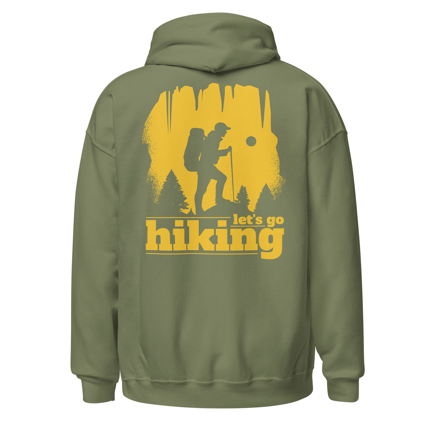Hiking silhouette | Unisex Hoodie - F&B