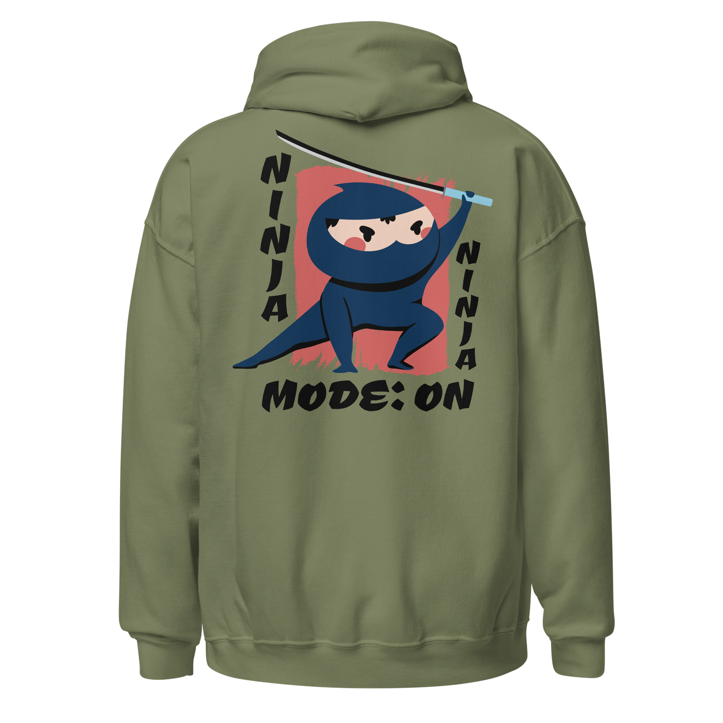 Ninja with sword cartoon | Unisex Hoodie - F&B