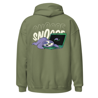 Sloth sleeping on laptop | Unisex Hoodie