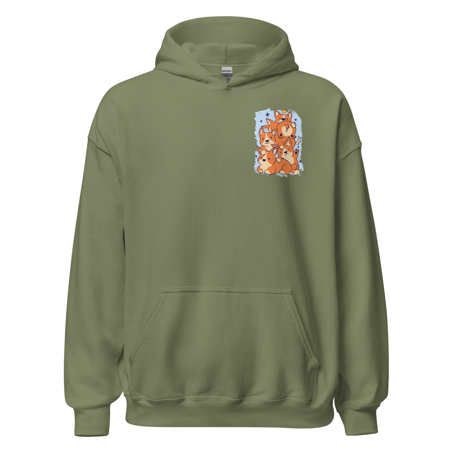 Cute Corgi dogs stack | Unisex Hoodie - F&B