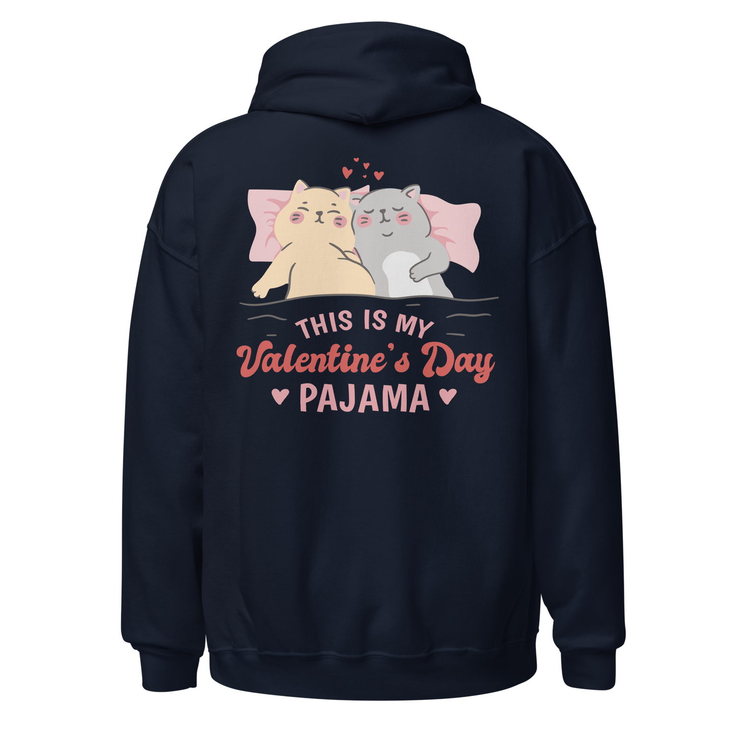 Cute cats sleeping on bed | Unisex Hoodie