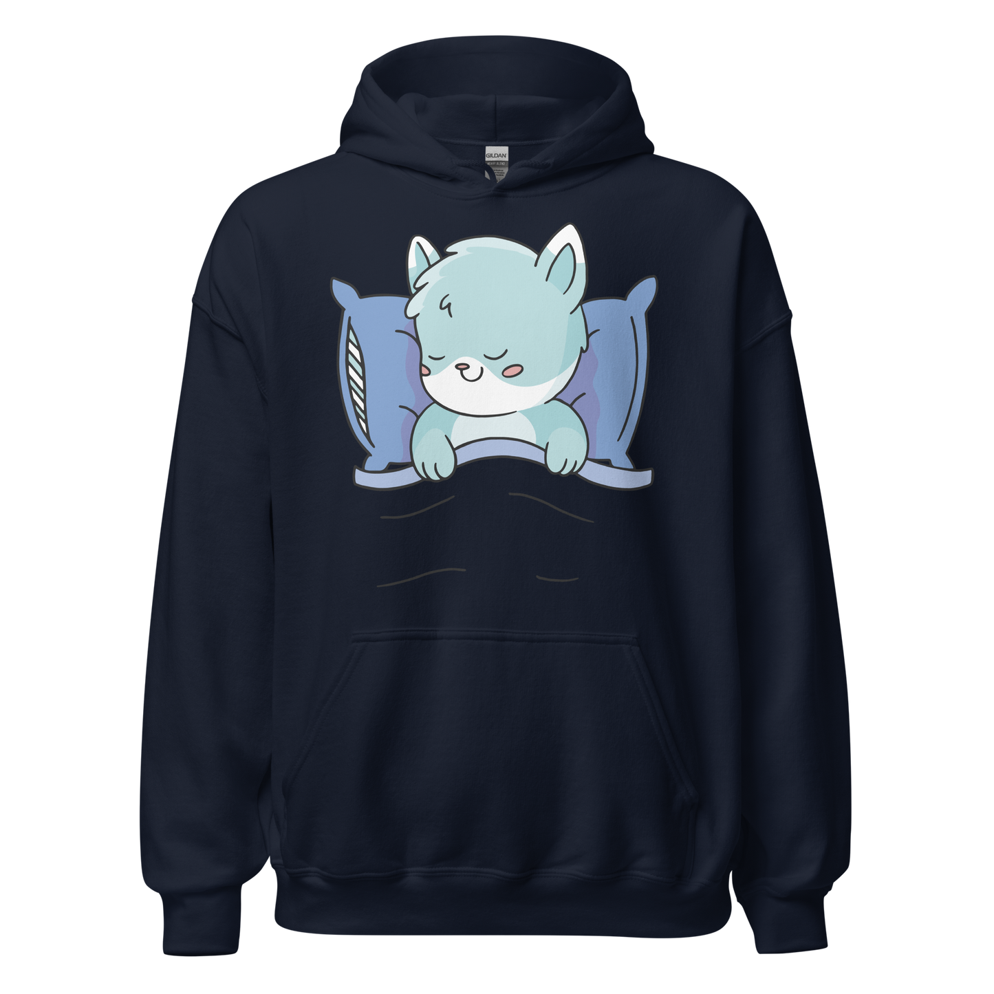 Cute sleeping cat cartoon | Unisex Hoodie