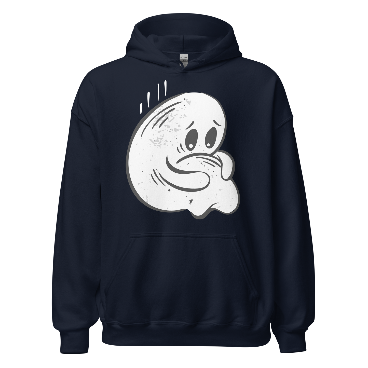 Sad ghost spirits cartoon character | Unisex Hoodie
