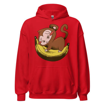 Monkey sleeping on banana | Unisex Hoodie