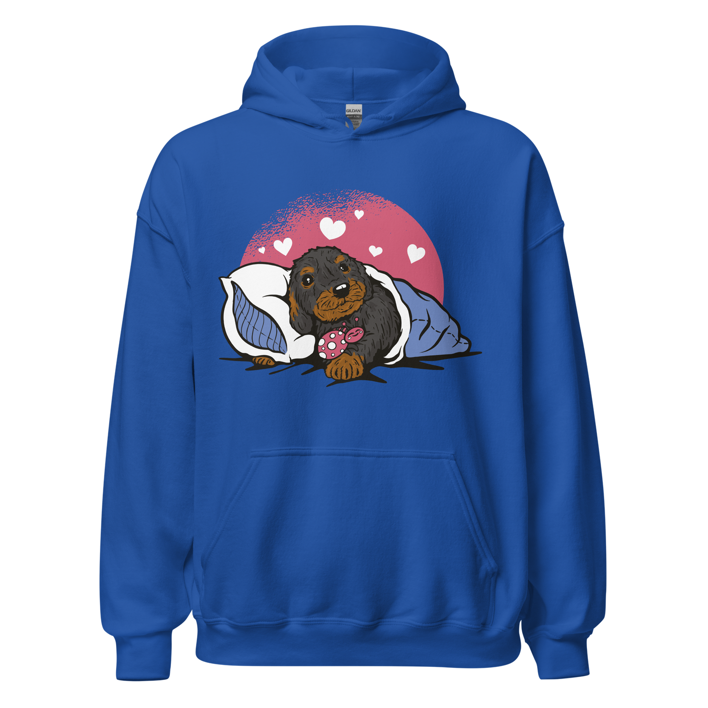 Sleepy Dachshund Dog | Unisex Hoodie