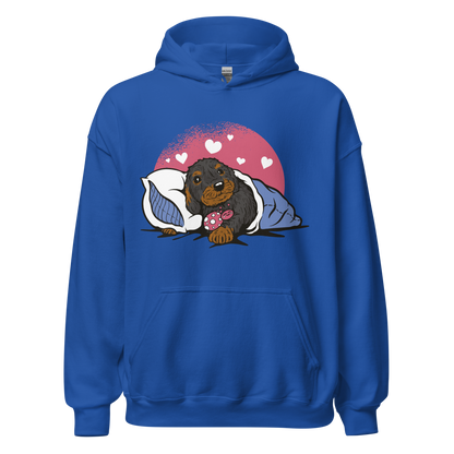 Sleepy Dachshund Dog | Unisex Hoodie