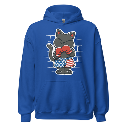 USA boxer cat | Unisex Hoodie