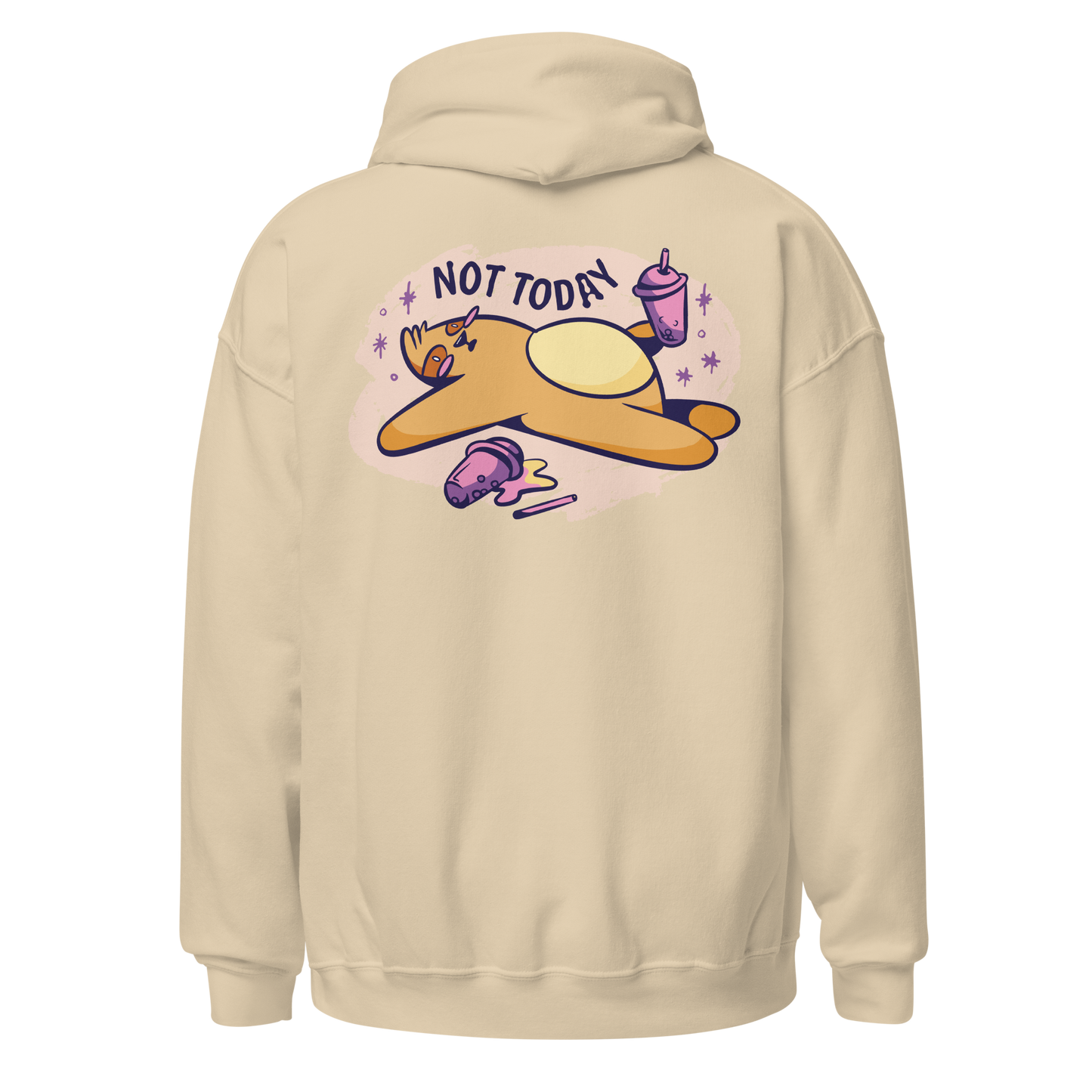 Cute tired sloth cartoon | Unisex Hoodie - F&B