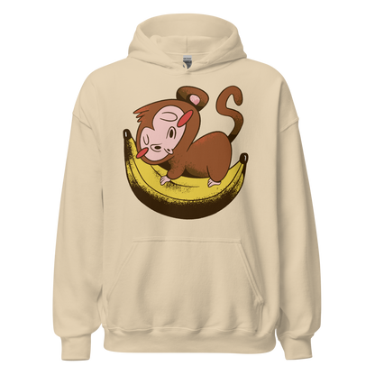 Monkey sleeping on banana | Unisex Hoodie