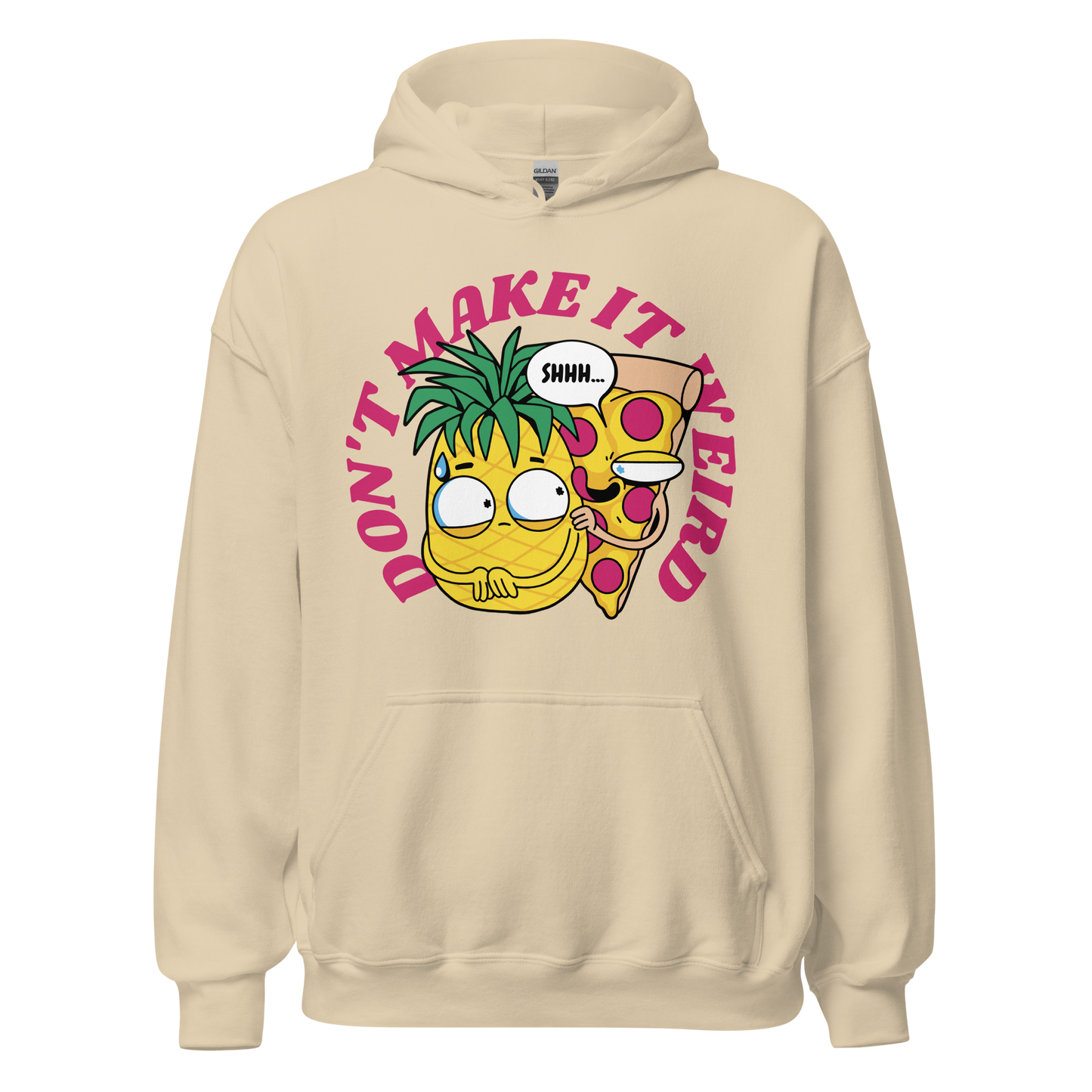 Pizza and pineapple food | Unisex Hoodie