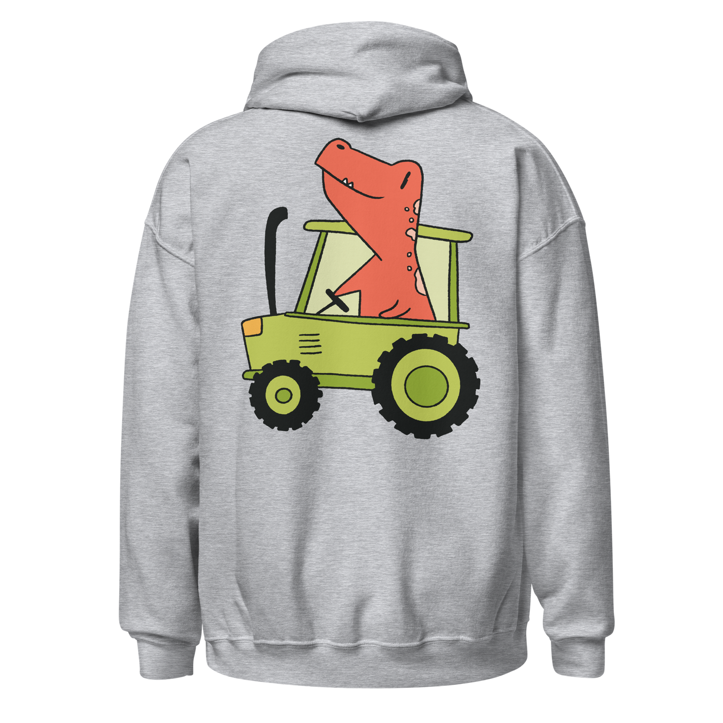 dinosaur tractor | Unisex Hoodie - F&B