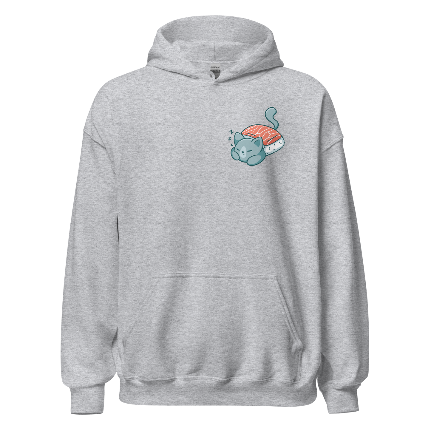 Cat sleeping sushi blanket | Unisex Hoodie