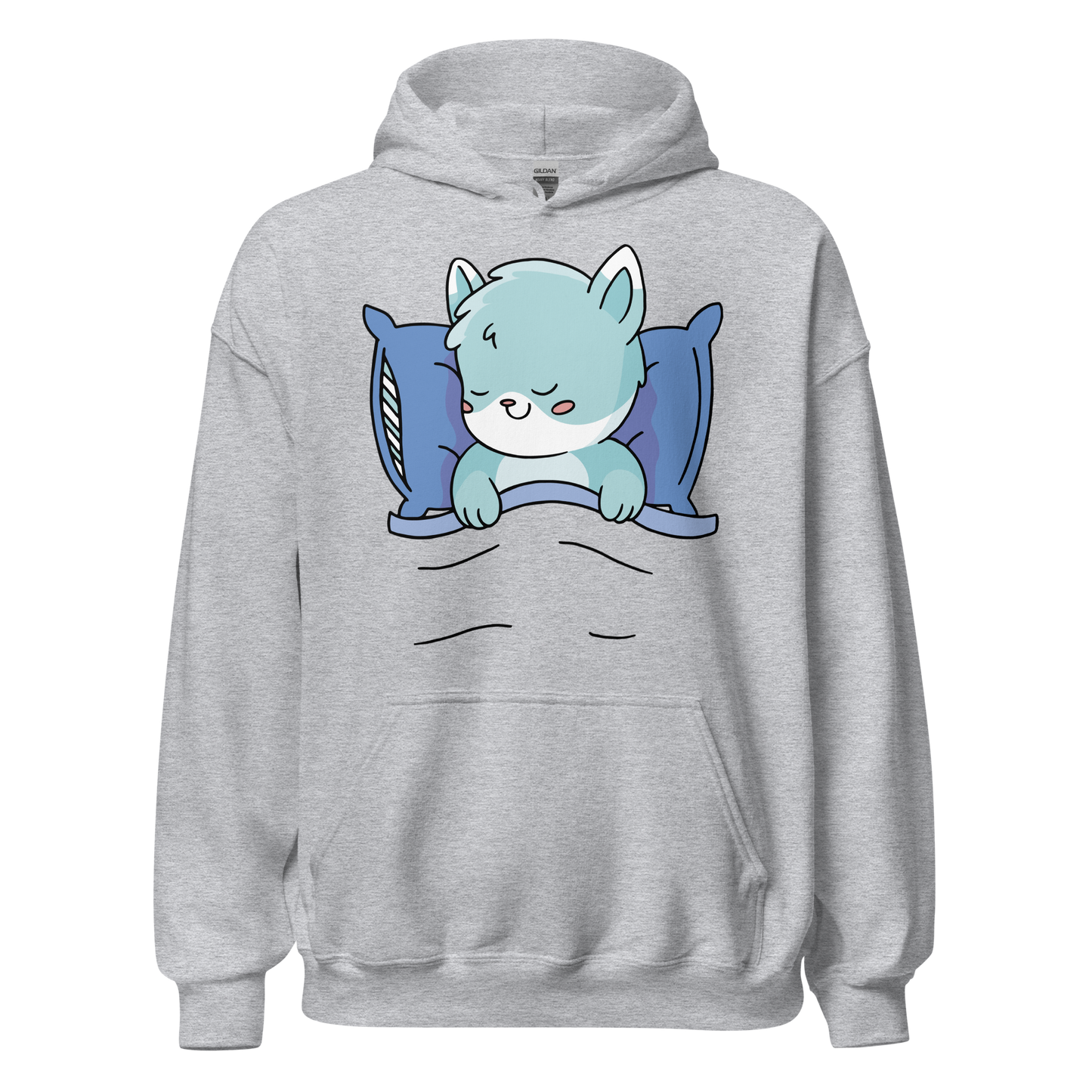 Cute sleeping cat cartoon | Unisex Hoodie