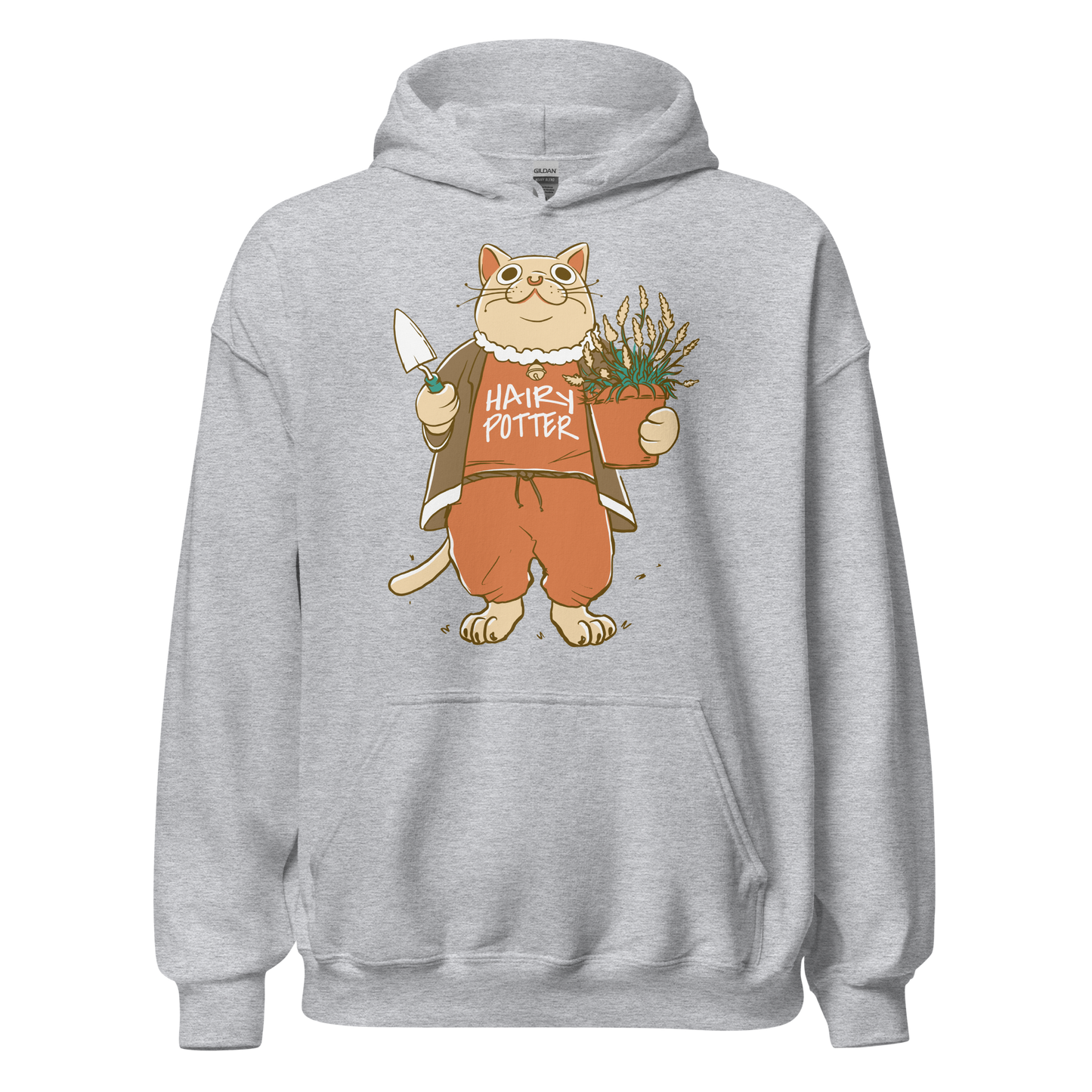 Cat animal with plant | Unisex Hoodie