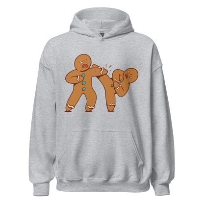 Gingerbread men fight | Unisex Hoodie