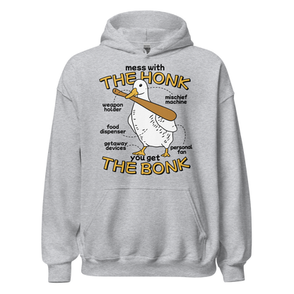 Duck animal with a bat | Unisex Hoodie