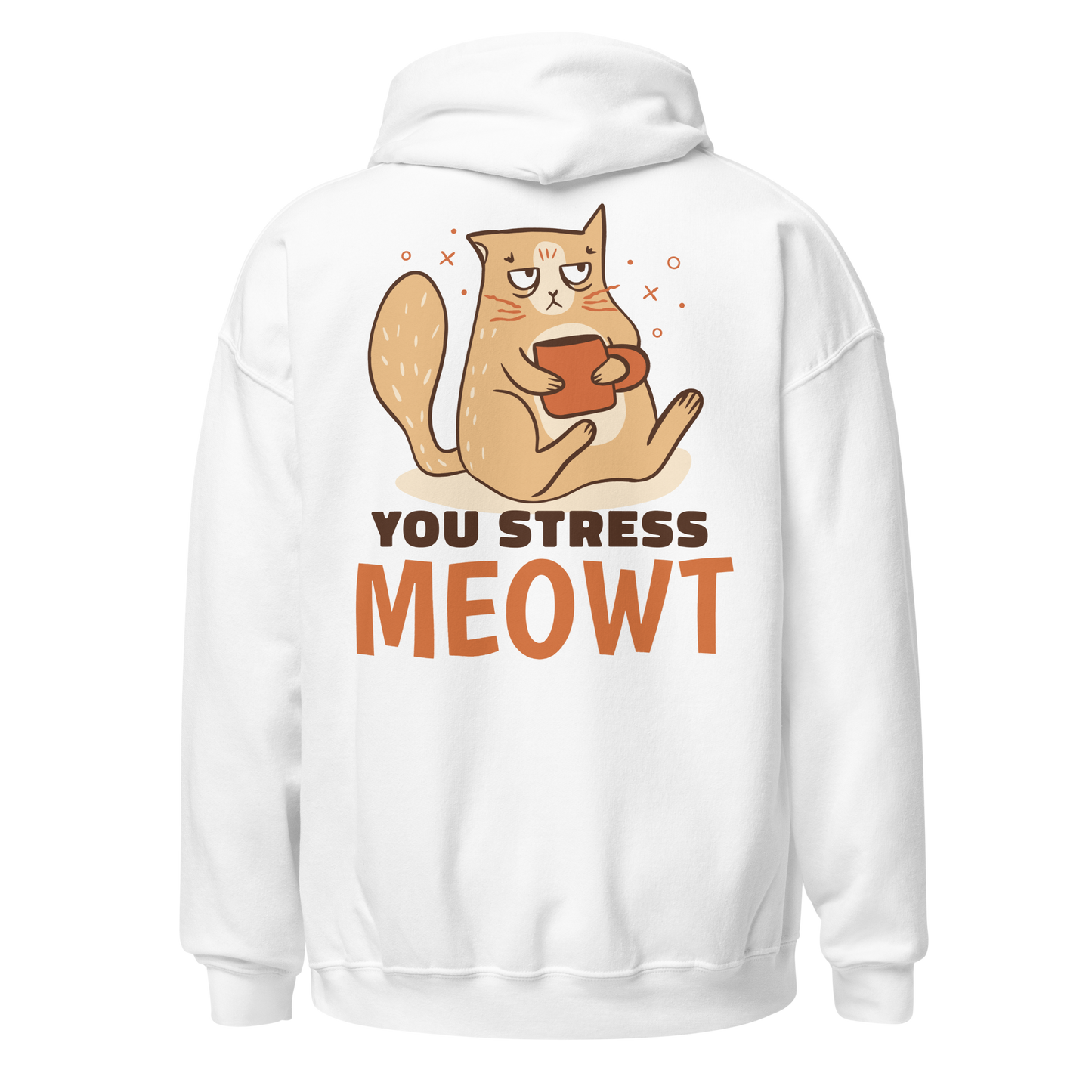 Stressed cat pun | Unisex Hoodie - F&B