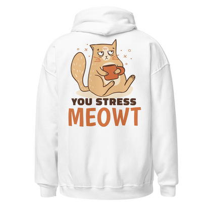 Stressed cat pun | Unisex Hoodie - F&B