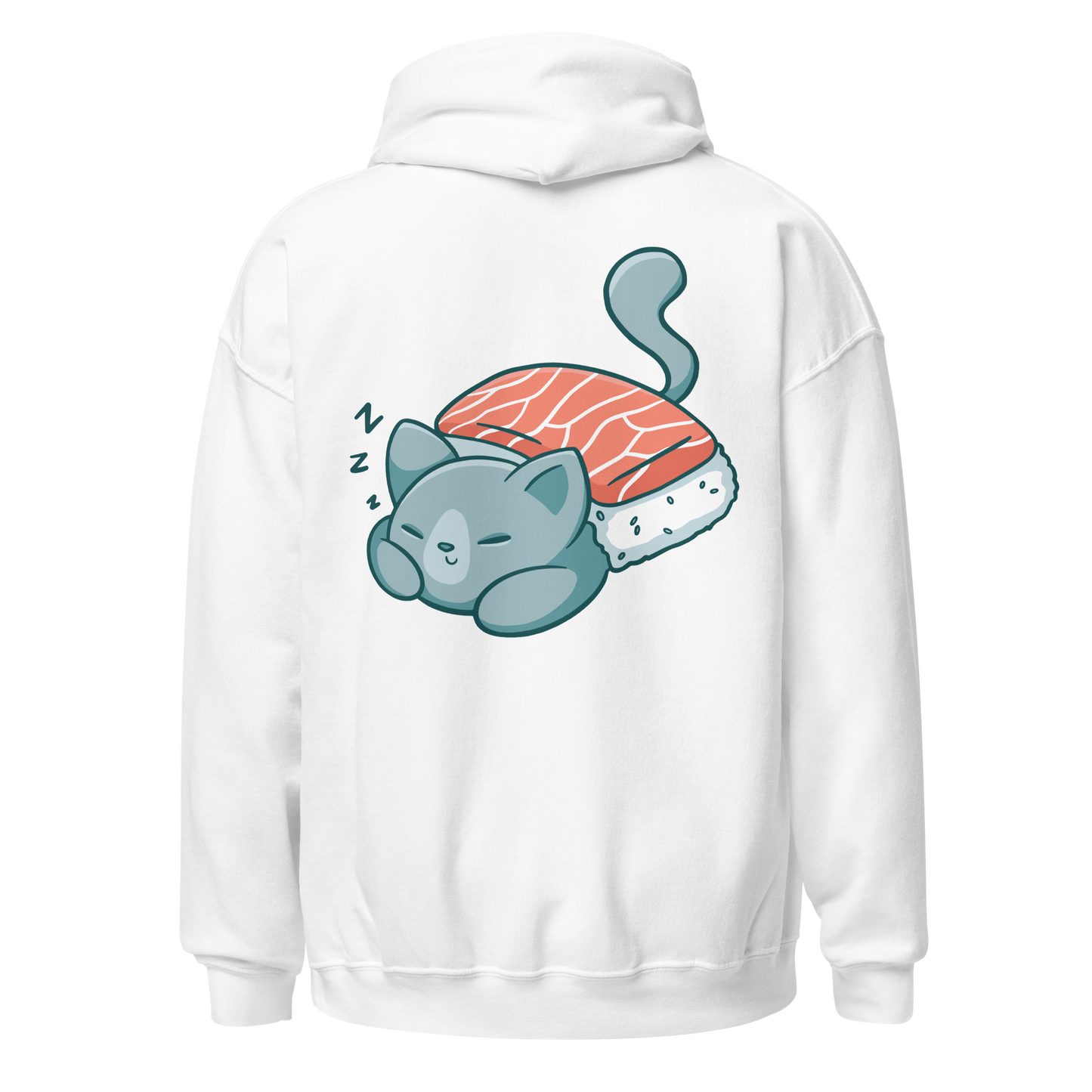 Cat sleeping sushi blanket | Unisex Hoodie