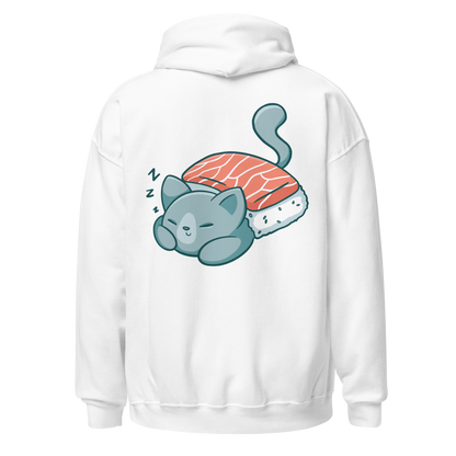 Cat sleeping sushi blanket | Unisex Hoodie