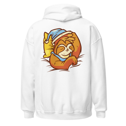 Sloth animal sleeping on bed | Unisex Hoodie