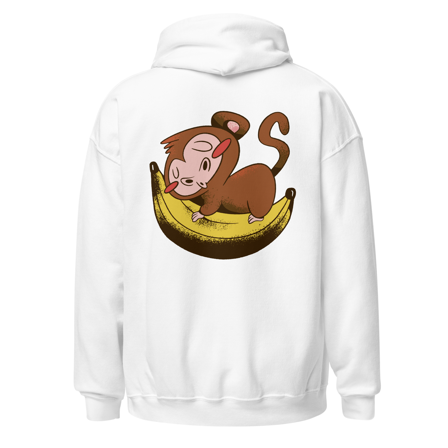 Monkey sleeping on banana | Unisex Hoodie