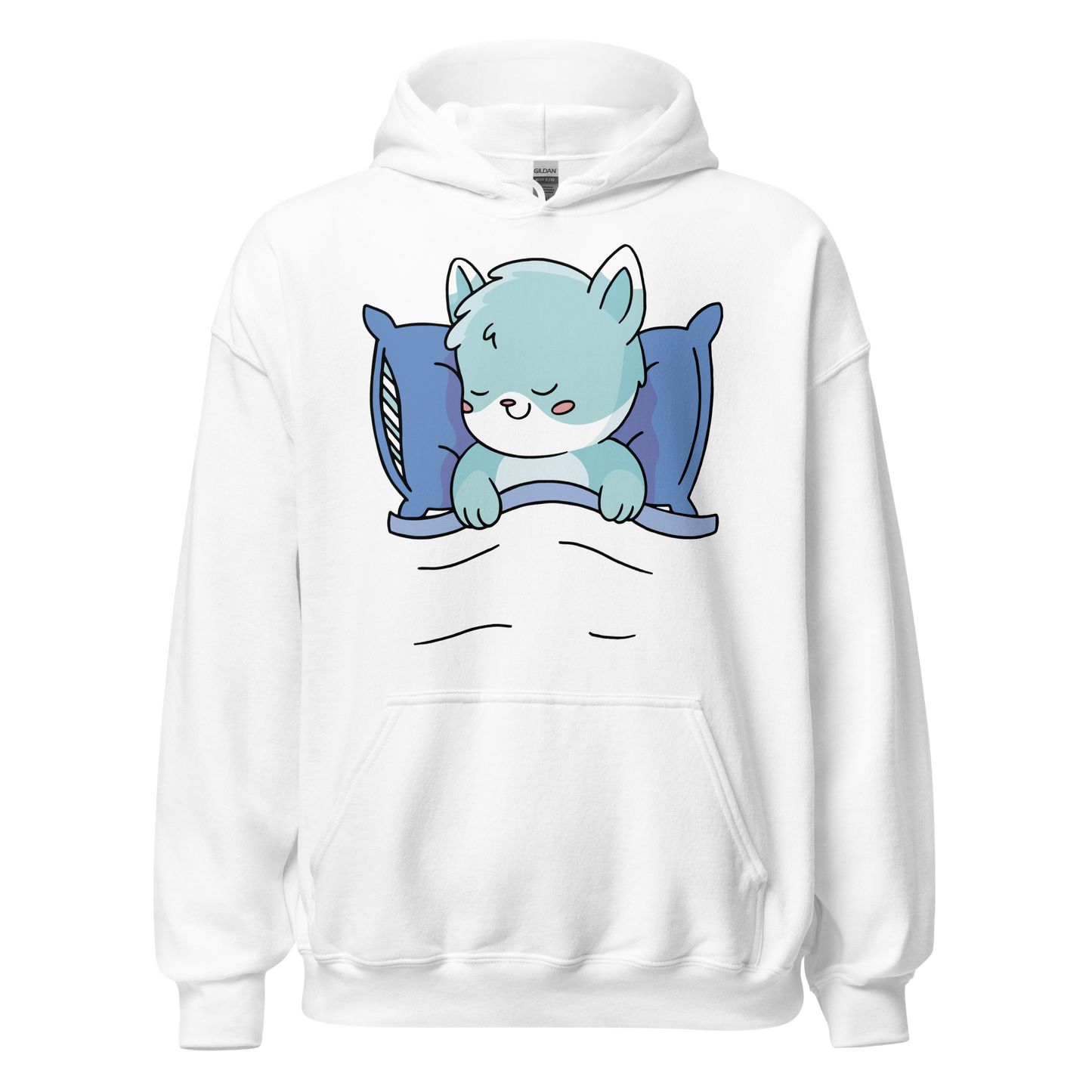 Cute sleeping cat cartoon | Unisex Hoodie