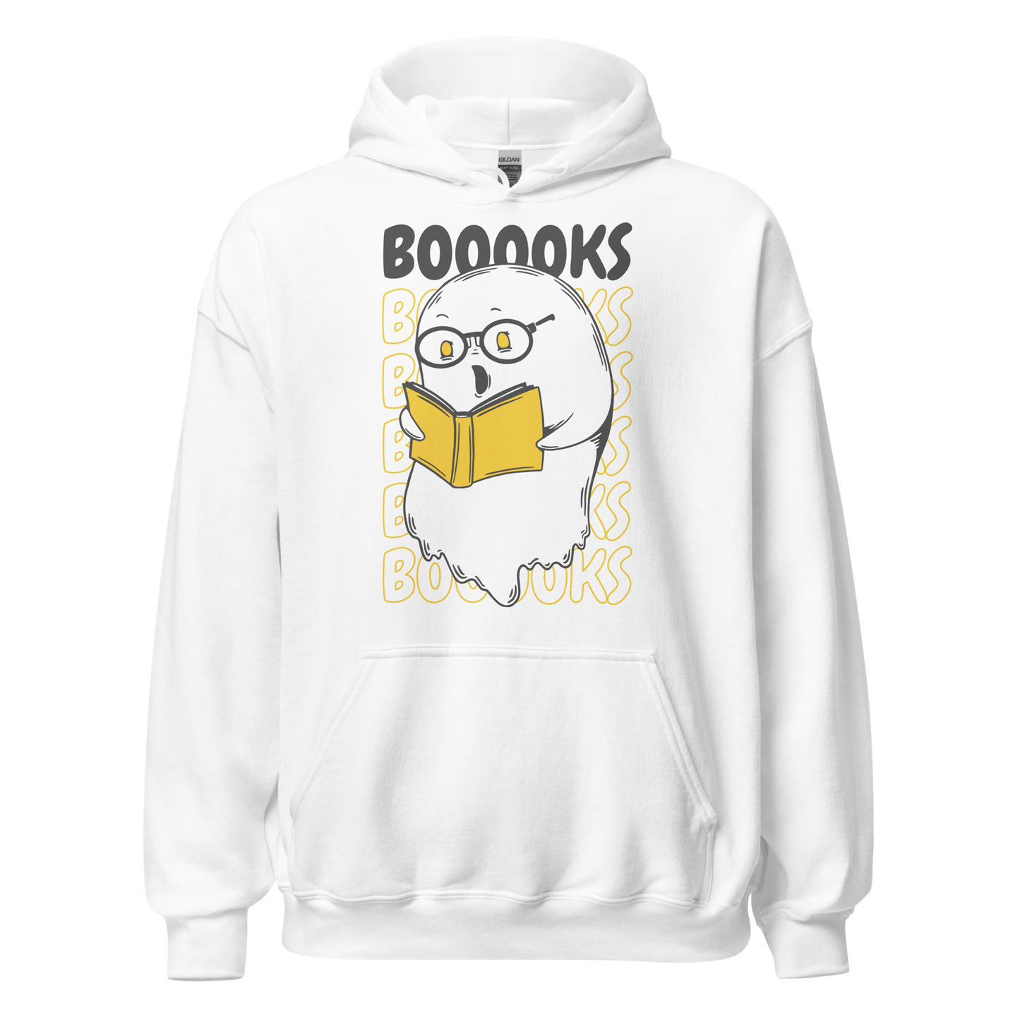 Ghost reading books | Unisex Hoodie