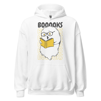 Ghost reading books | Unisex Hoodie