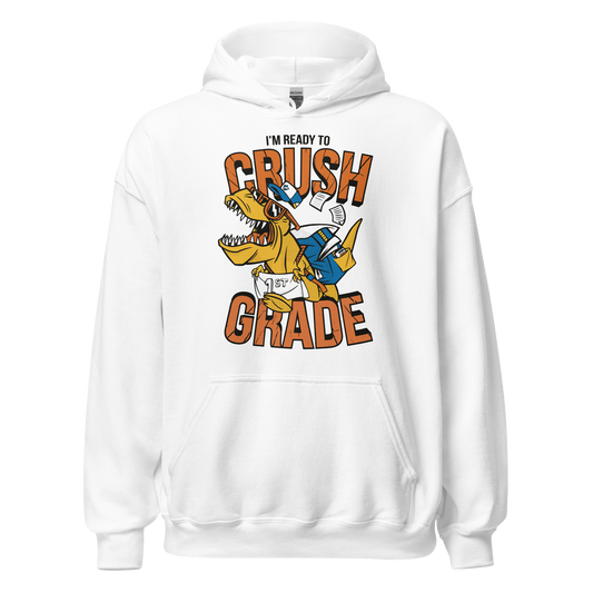 T-rex dinosaur in first grade | Unisex Hoodie