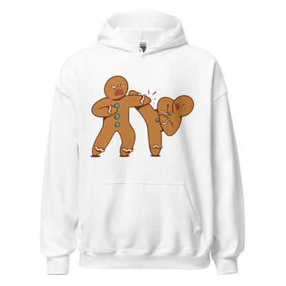 Gingerbread men fight | Unisex Hoodie