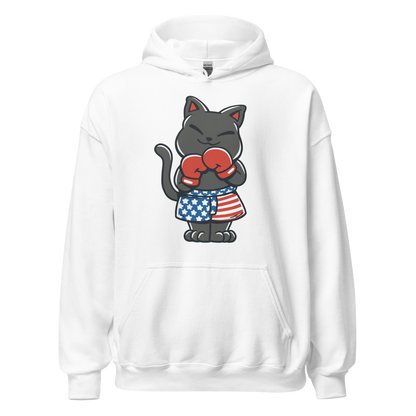 USA boxer cat | Unisex Hoodie
