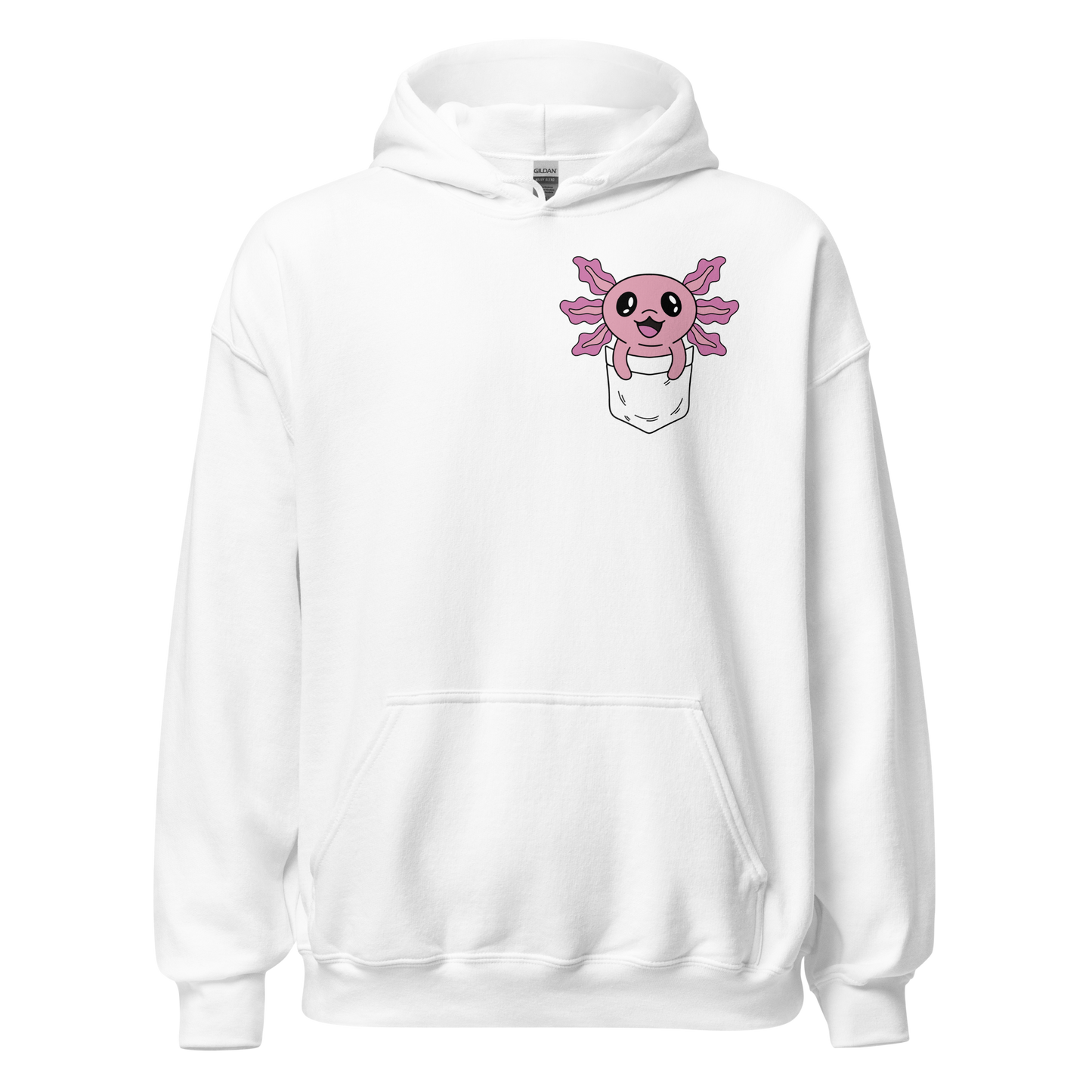 Happy axolotl animal | Unisex Hoodie