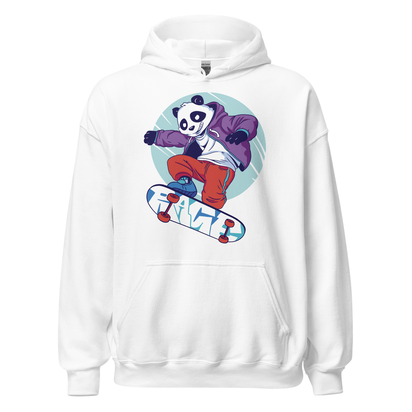 Panda skateboarding | Unisex Hoodie